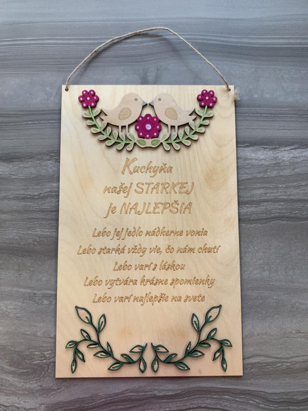 Darček pre starkú
